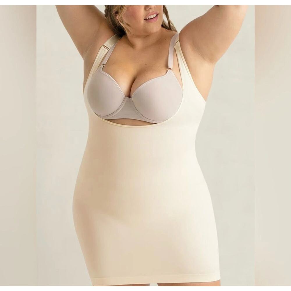 Brand New Shapermint Essentials Women's XL Open Bust Shaper Slip dress